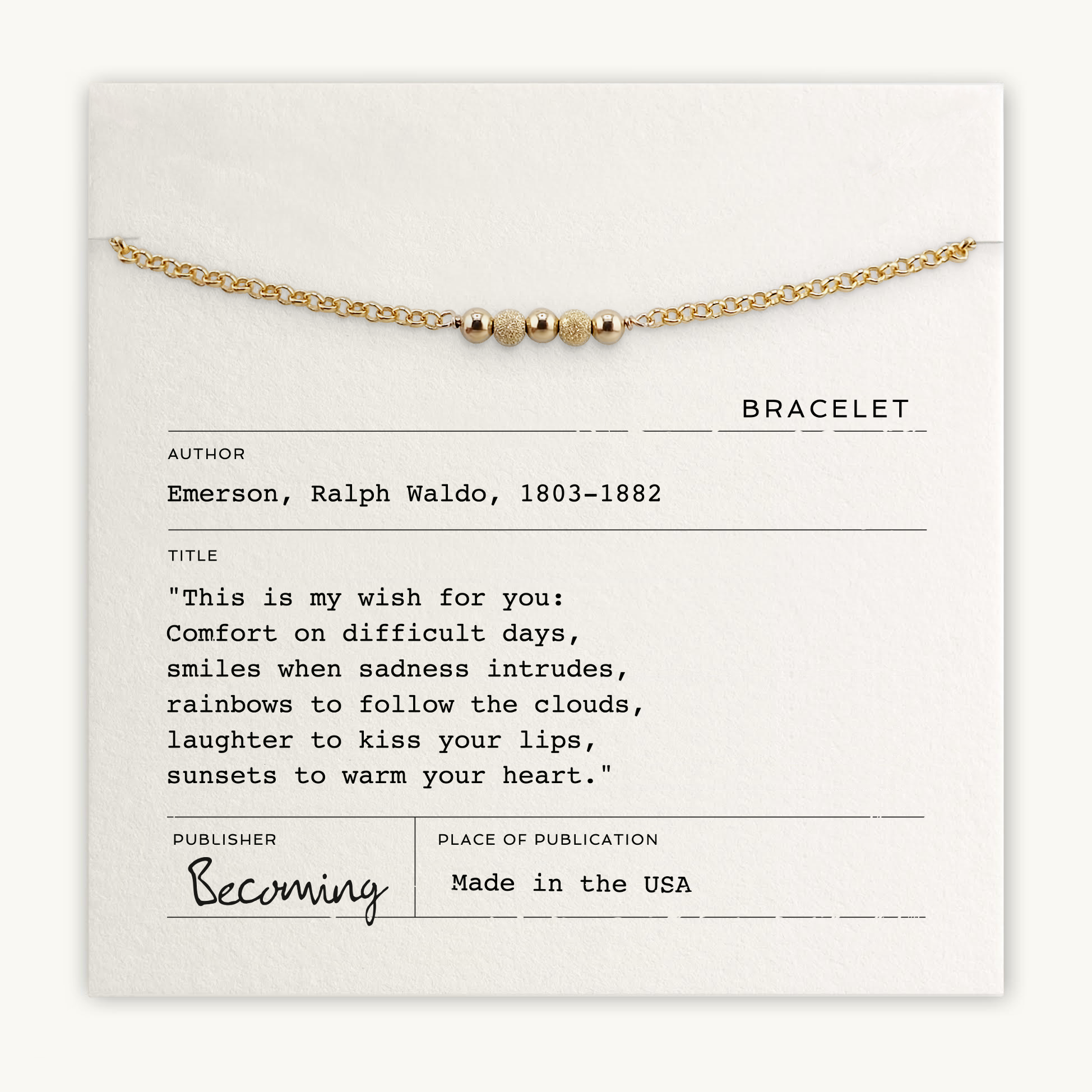 My Wish For You Bracelet