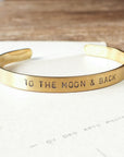 To The Moon Cuff Bracelet