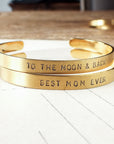 To The Moon Cuff Bracelet