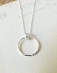 Large Family Circle Necklace