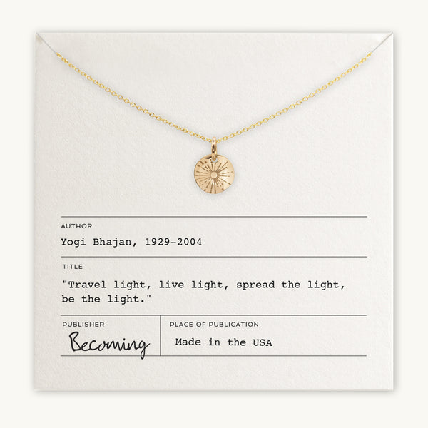Be The Light Necklace
