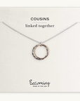 Cousins Necklace - Double Circles