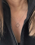 Mother & Son Necklace - Double Circles