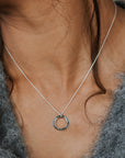 Through Thick & Thin Circles Necklace