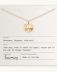 The Sea Necklace in Gold