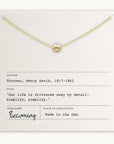 Simplify Necklace in Gold