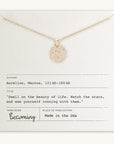 Watch the Stars Necklace in Gold