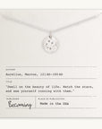 Watch the Stars Necklace in Silver