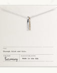 Through Thick & Thin Necklace in Gold