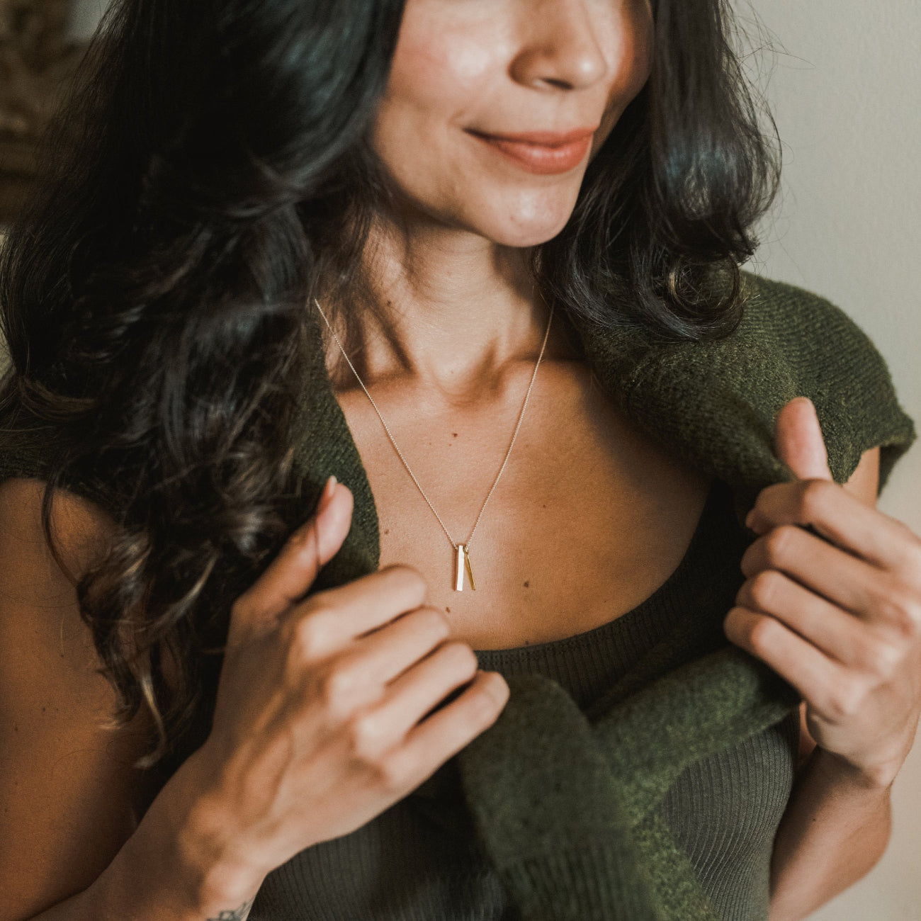 Through Thick and Thin necklace