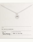 You Are My Sunshine Necklace in Silver