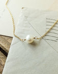 Simple Pleasures Pearl Necklace