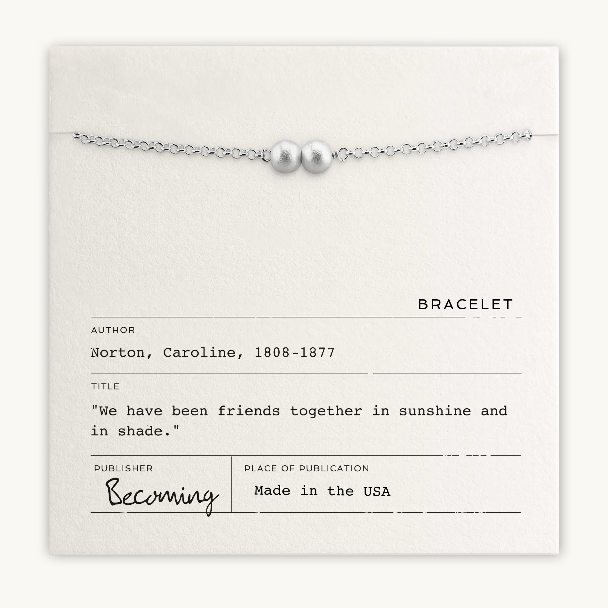 Friends Beads Bracelet