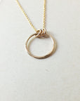 Large Family Circle Necklace