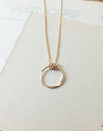 Large Family Circle Necklace