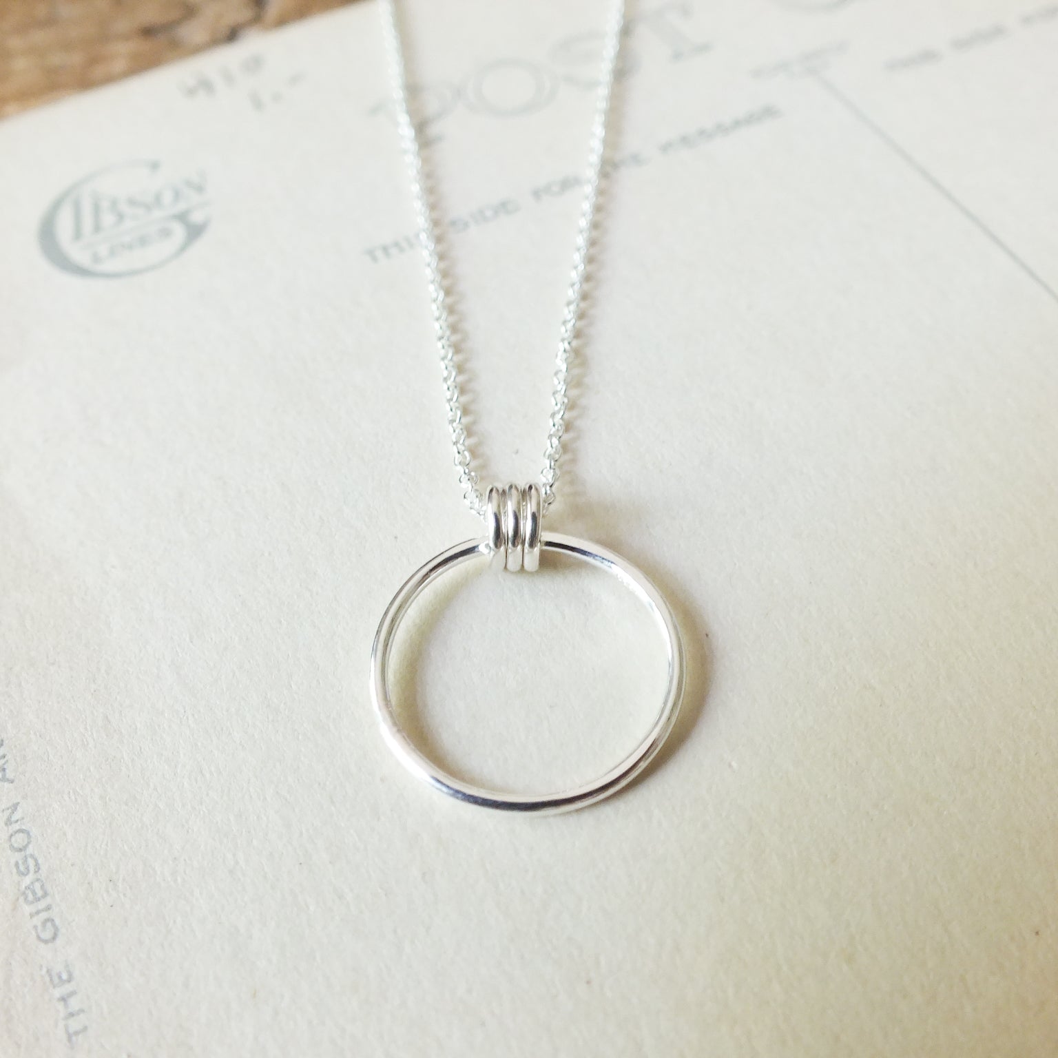 Large Family Circle Necklace