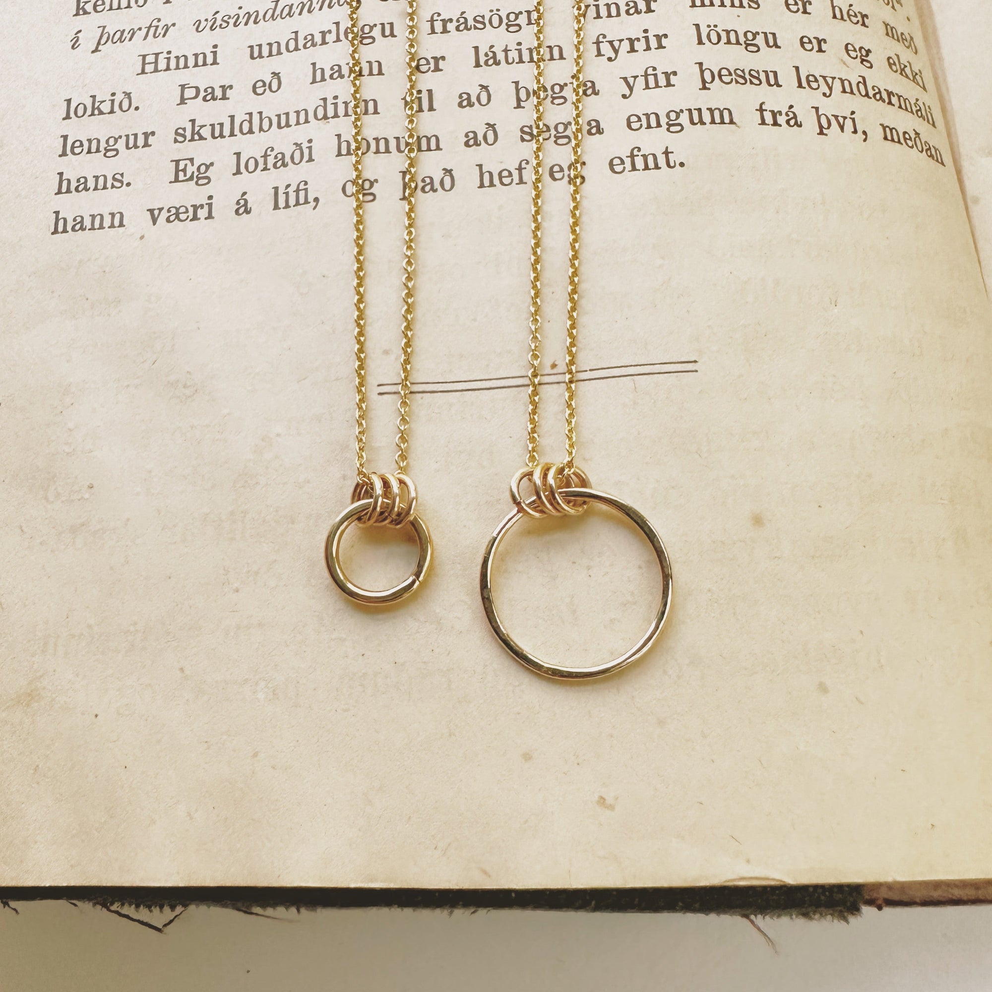 Large Family Circle Necklace