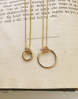 Large Family Circle Necklace