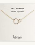 Best Friends Necklace - Linked Circles