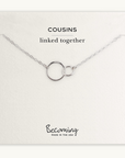Cousins Necklace - Linked Circles