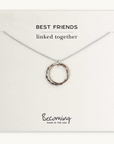 Best Friends Necklace - Double Circles