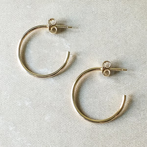 Open Hoop Earrings, large