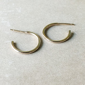Open Hoop Earrings, medium