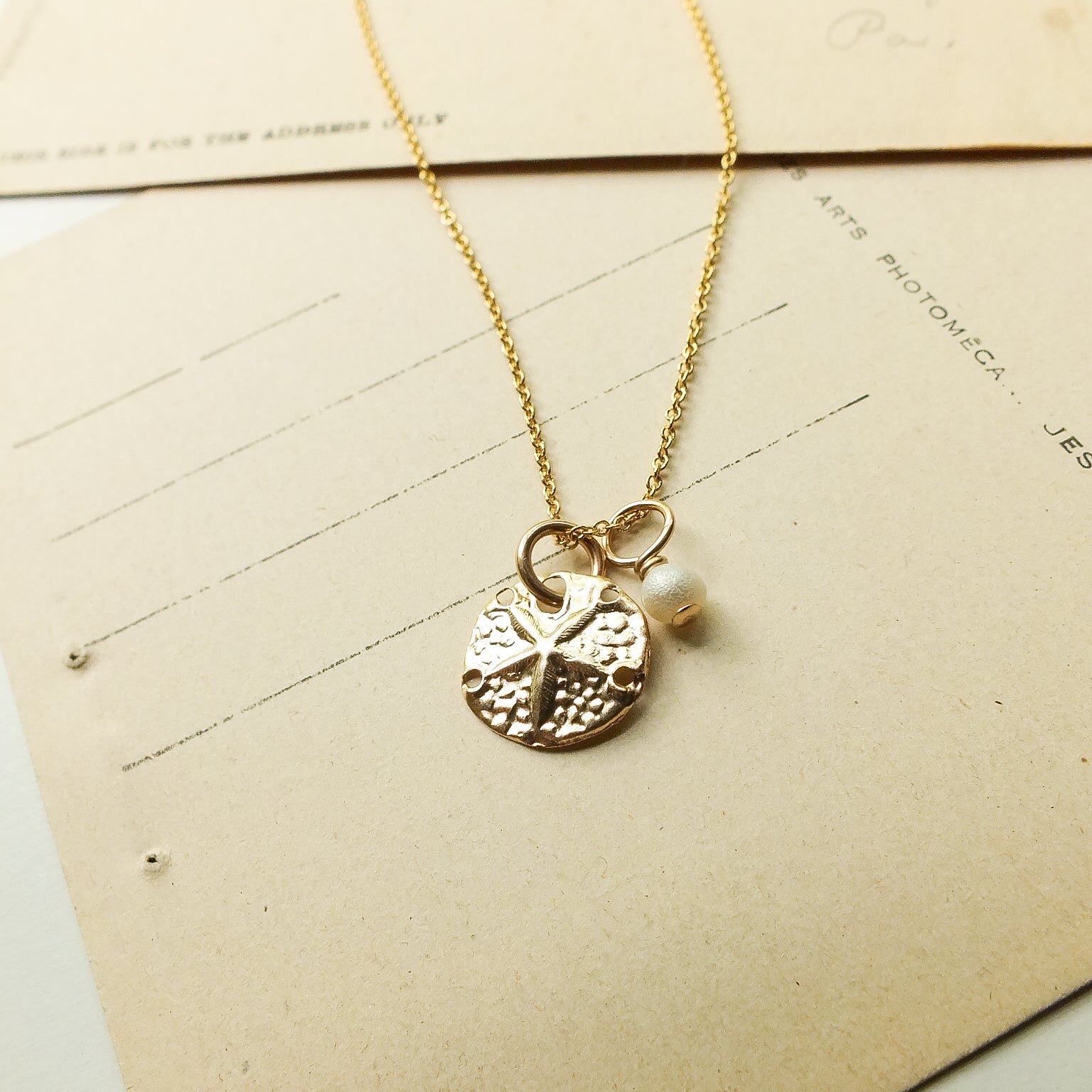 Sand Dollar Sea Necklace