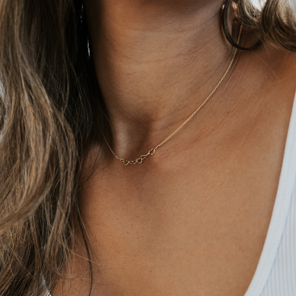 Heart Links necklace