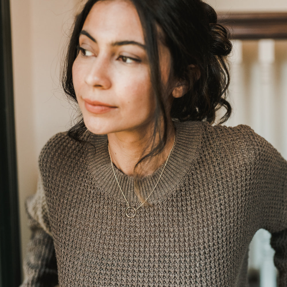 Necklace with sweater store