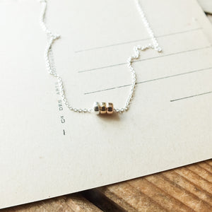 Three Things Necklace