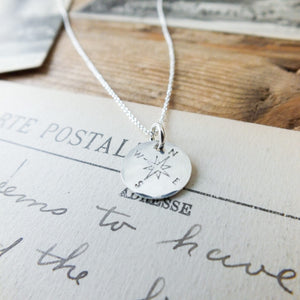 Round Compass Necklace