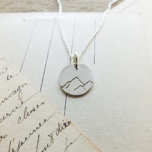 Mountains Are Calling Necklace