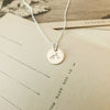 Mountain Tiny Round Necklace